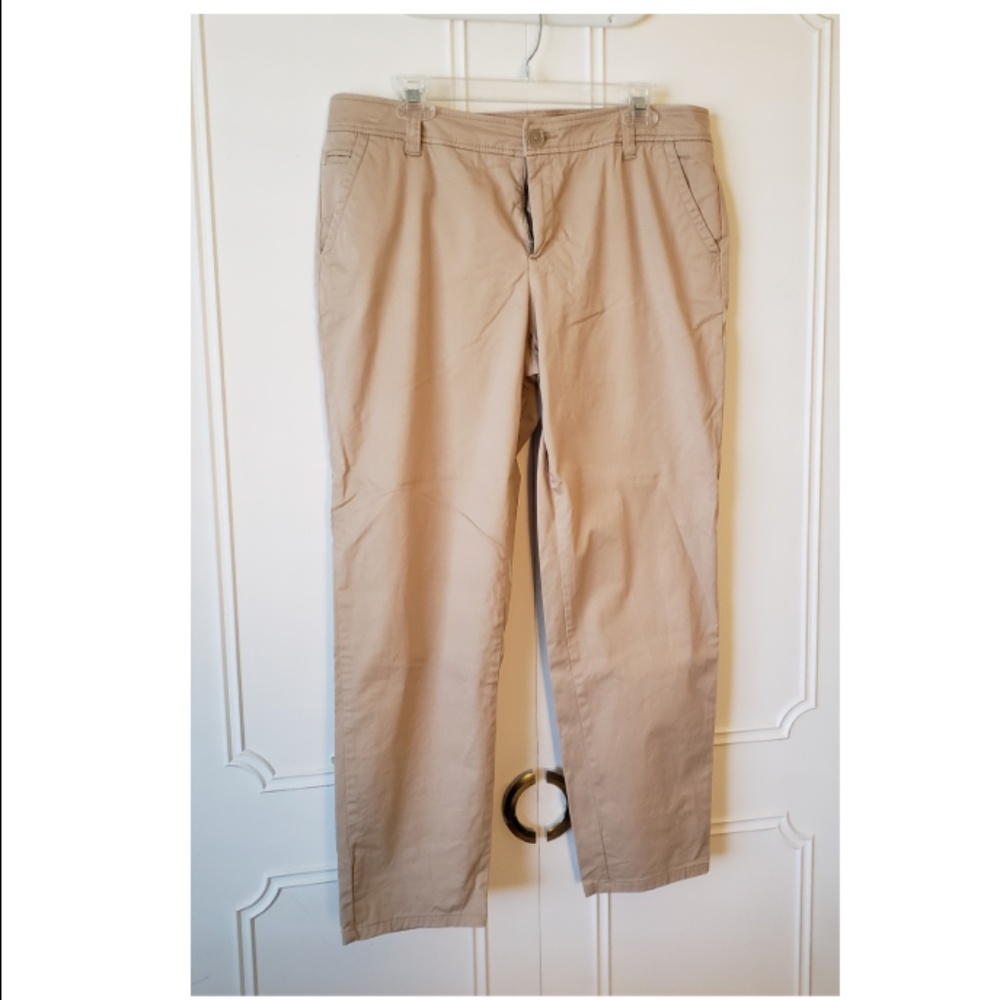 Cropped khakis